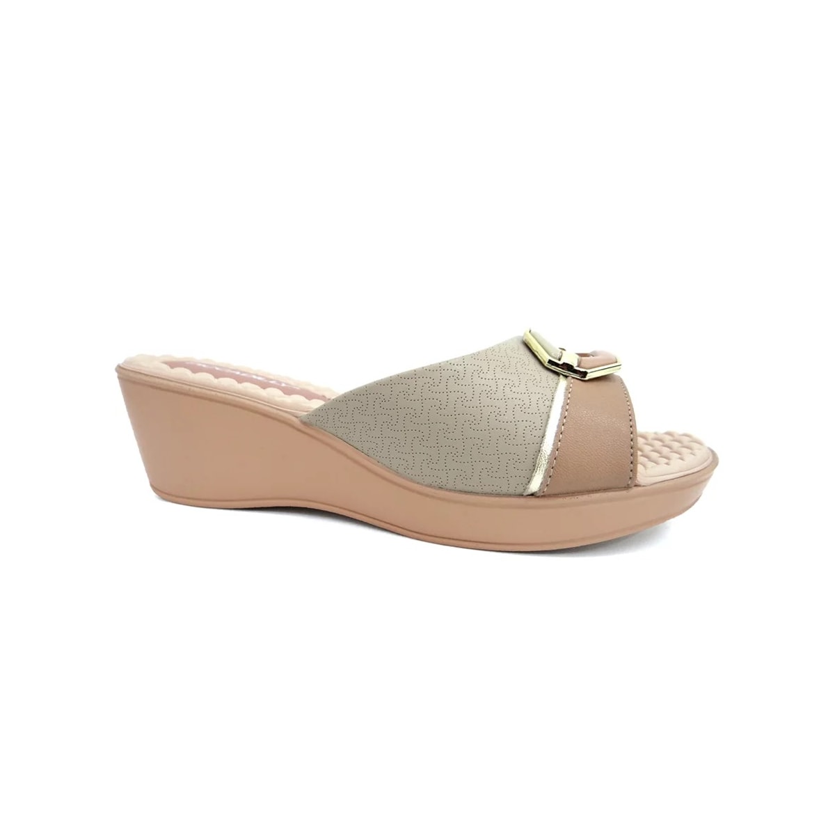 Tamanco Piccadilly Anabela 540341 Marfim Tamanco Piccadilly Anabela 540341 Marfim