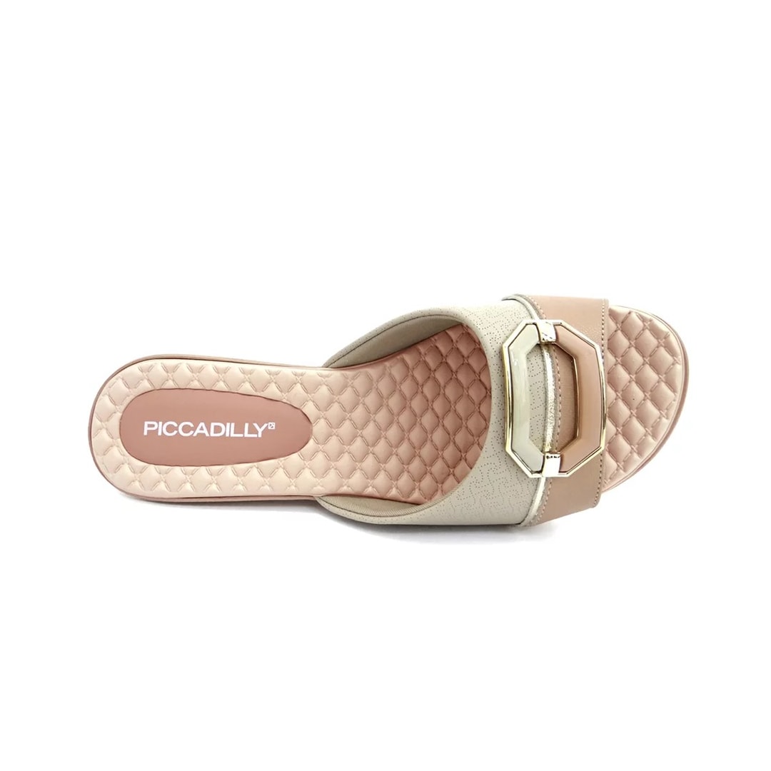 Tamanco Piccadilly Anabela 540341 Marfim