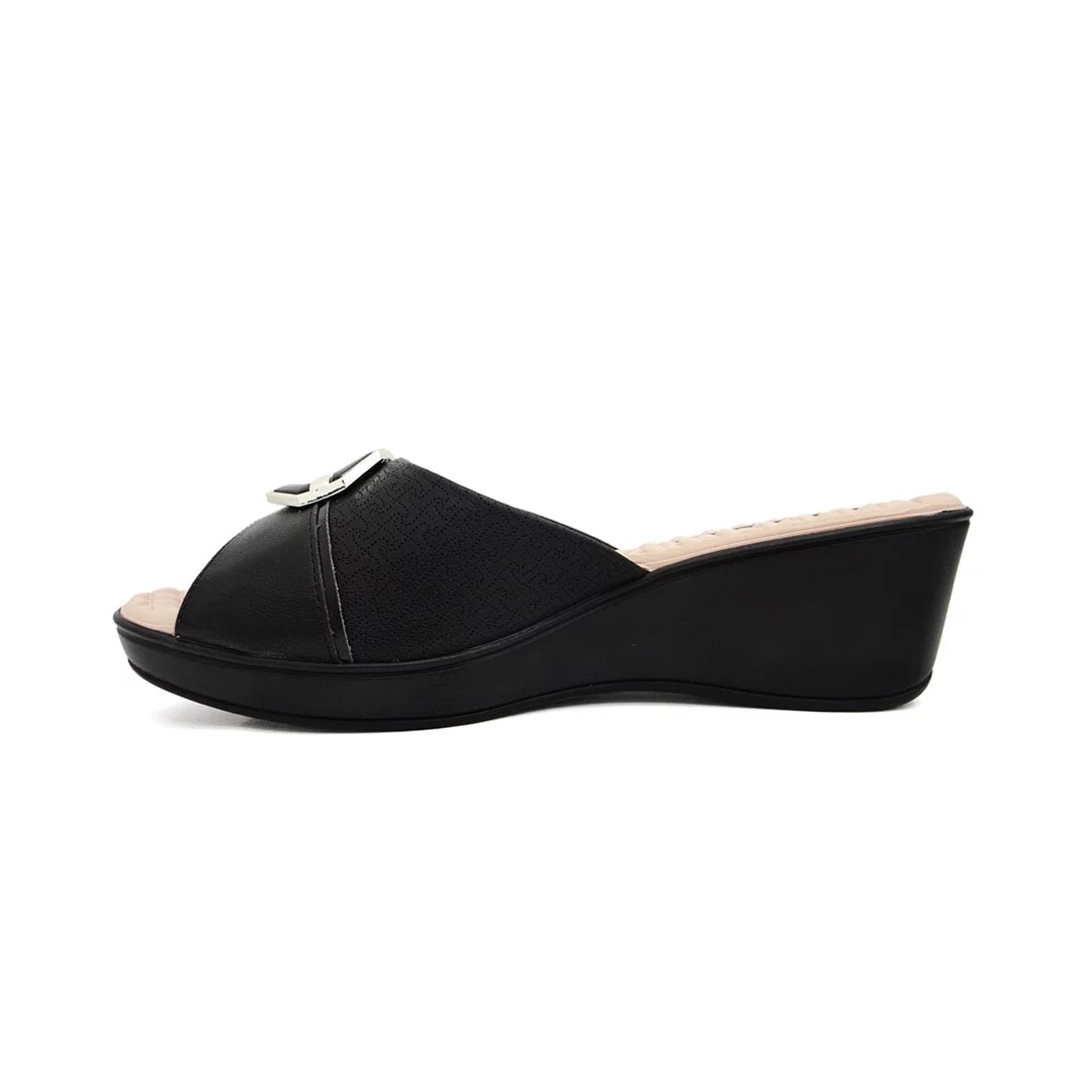 Tamanco Piccadilly Anabela 540341 Preto