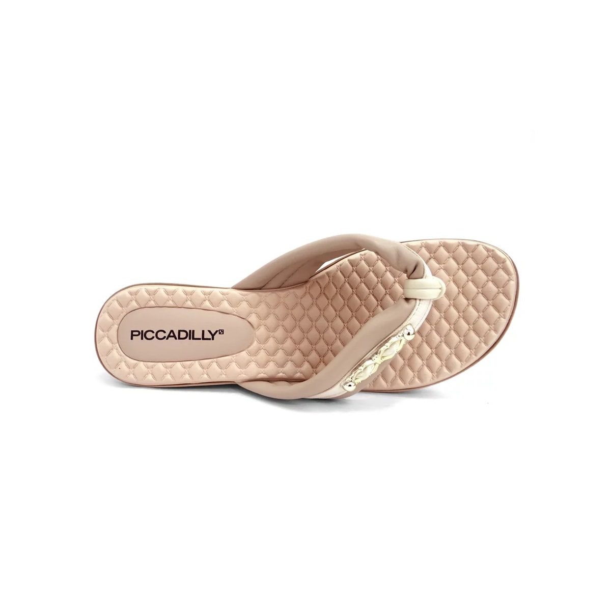Tamanco Piccadilly Anabela 540345 Marfim Tamanco Piccadilly Anabela 540345 Marfim