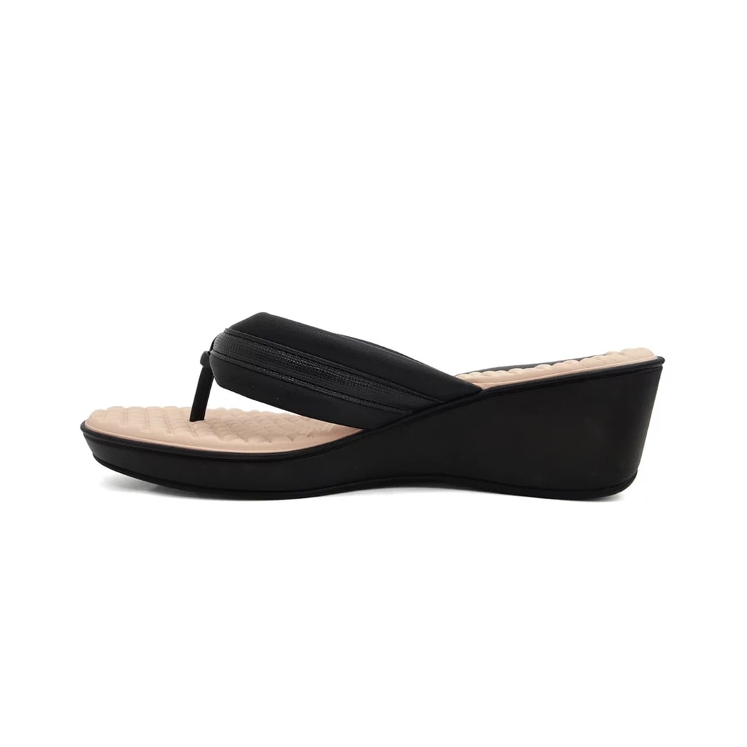 Tamanco Piccadilly Anabela 540345 Preto