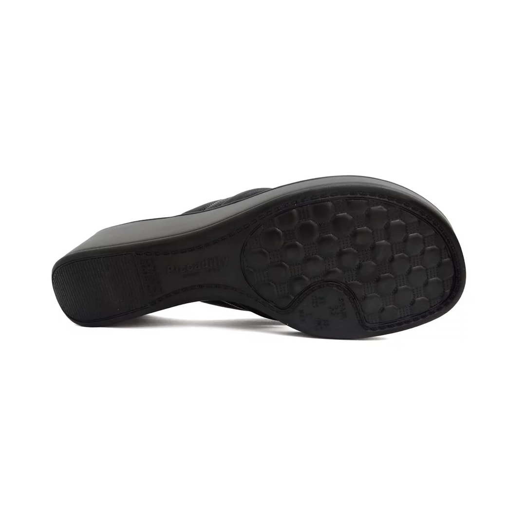 Tamanco Piccadilly Anabela 540345 Preto Tamanco Piccadilly Anabela 540345 Preto