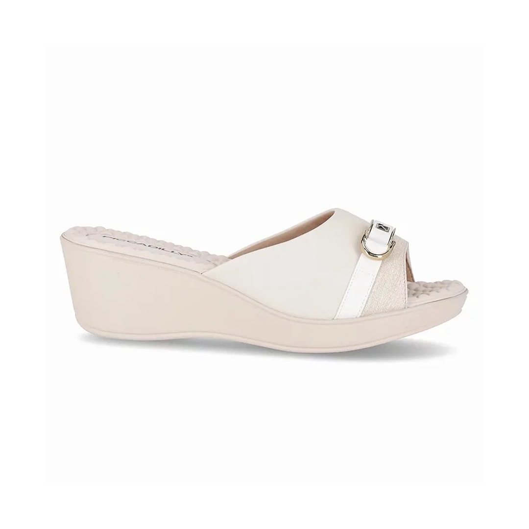 Tamanco Piccadilly Anabela 540367 Off White Tamanco Piccadilly Anabela 540367 Off White