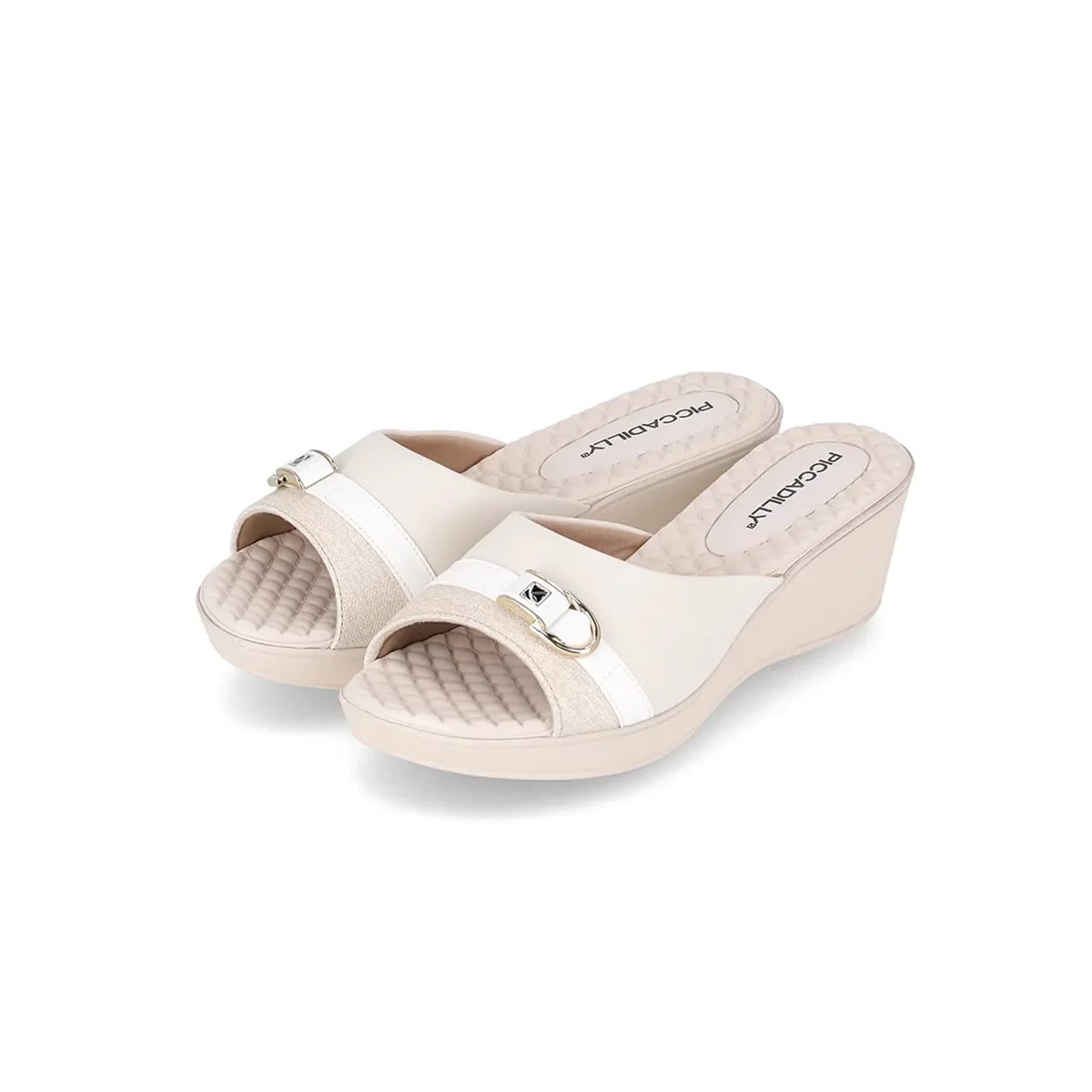 Tamanco Piccadilly Anabela 540367 Off White Tamanco Piccadilly Anabela 540367 Off White