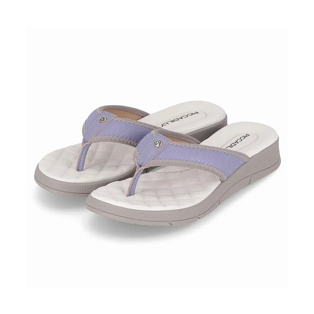 Tamanco Piccadilly Anabela 571009 Quartzo Azul