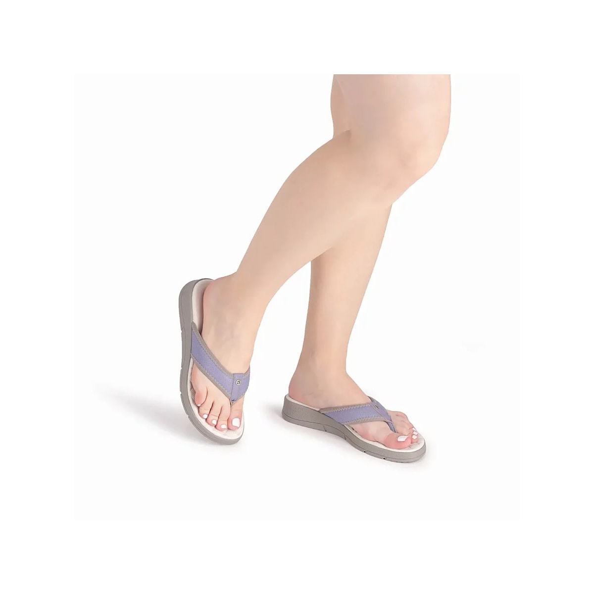 Tamanco Piccadilly Anabela 571009 Quartzo Azul