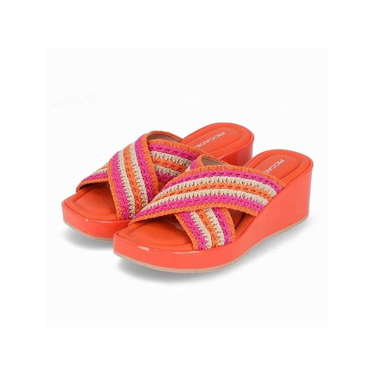 Tamanco Piccadilly Anabela 580013 Damasco Tamanco Piccadilly Anabela 580013 Damasco