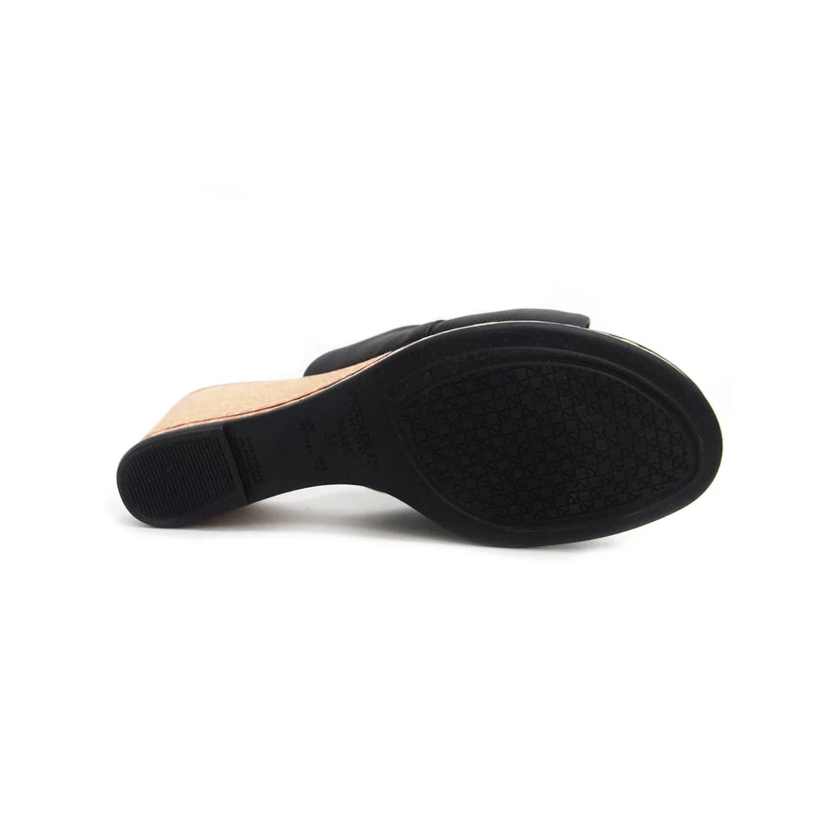 Tamanco Piccadilly Anabela Conforto 408197 Preto
