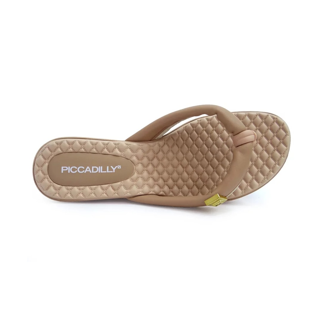 Tamanco Piccadilly Anabela Conforto 540322 Nude Claro