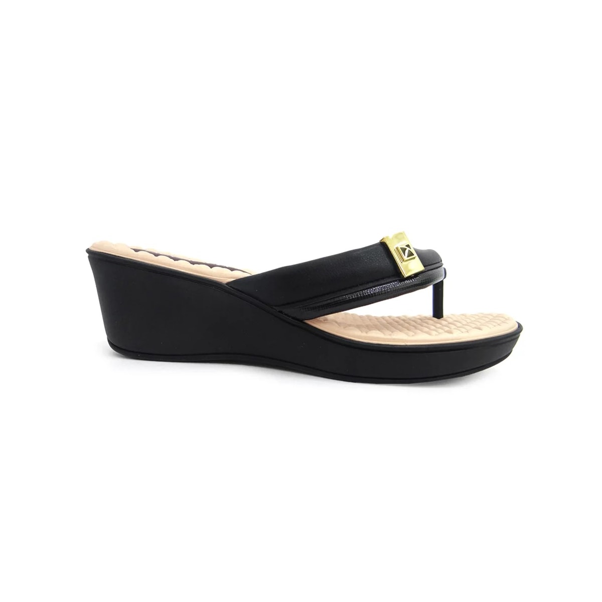 Tamanco Piccadilly Anabela Conforto 540322 Preto Tamanco Piccadilly Anabela Conforto 540322 Preto