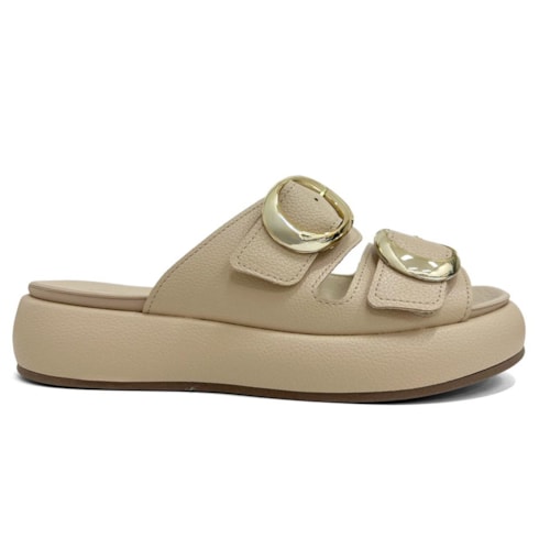 Detalhe - Tamanco Piccadilly Conforto 459022 Brulee