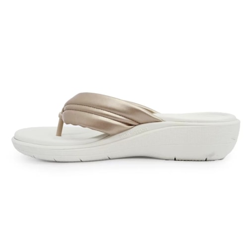 Detalhe - Tamanco Piccadilly Conforto Dedo 239006 Gold