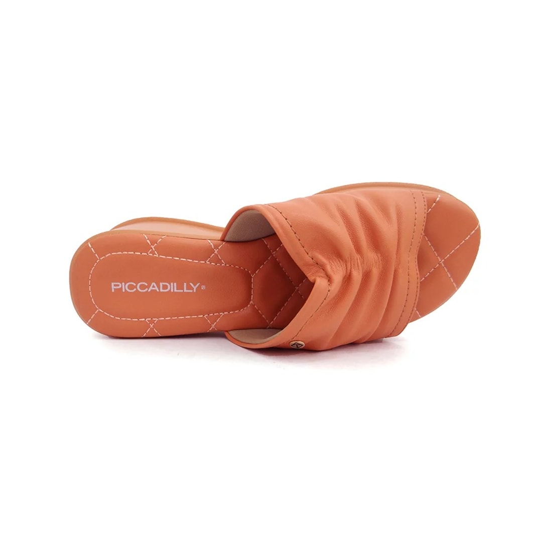 Tamanco Piccadilly Feminino Conforto 307002 Laranja