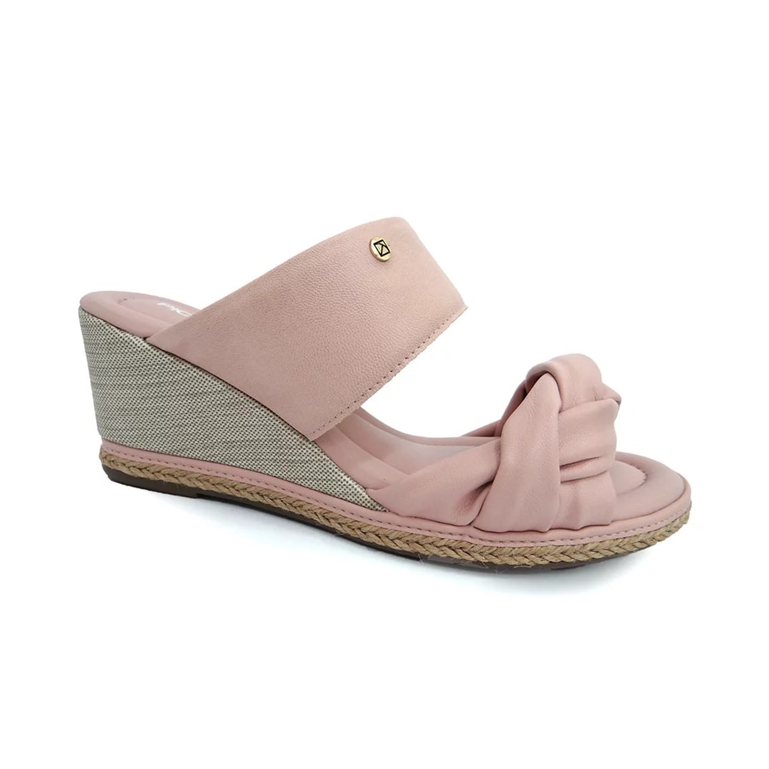 Tamanco Piccadilly Feminino Conforto 408182 Rose