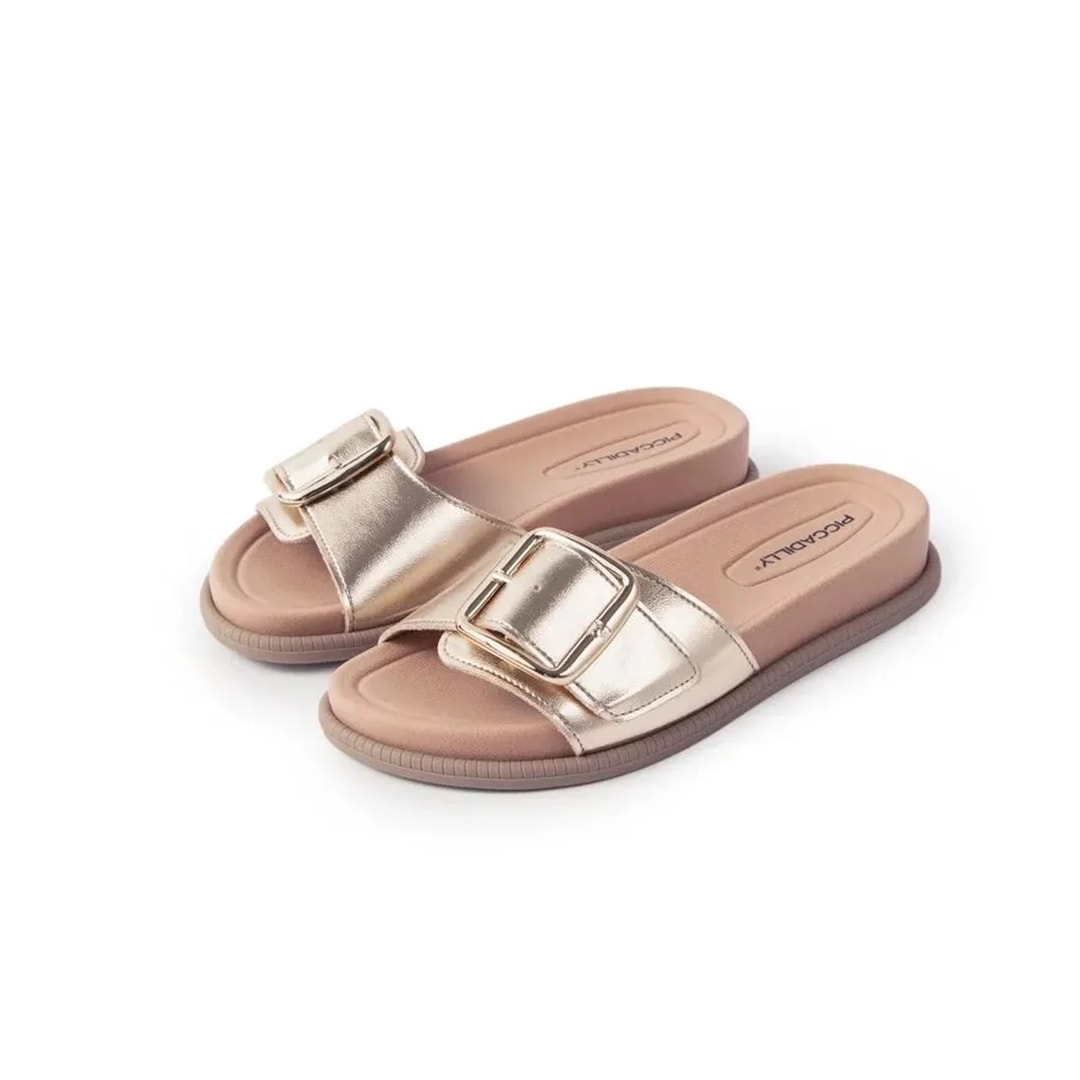 Tamanco Piccadilly Flatform 477009 Ouro