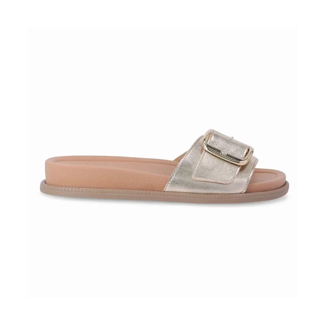 Tamanco Piccadilly Flatform 477009 Ouro