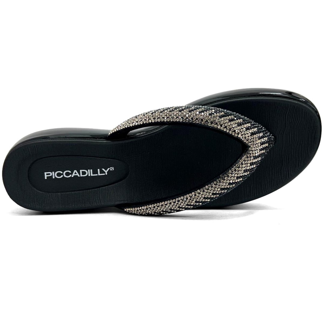 Tamanco Piccadilly Flatform Conforto 459006 Preto Tamanco Piccadilly Flatform Conforto 459006 Preto