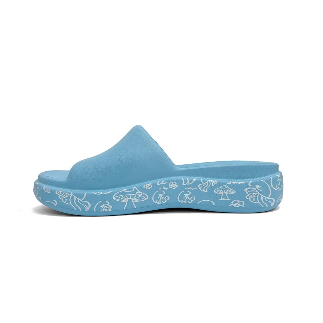 Tamanco Piccadilly Marshmallow Smurfs C221001 Azul Smurf