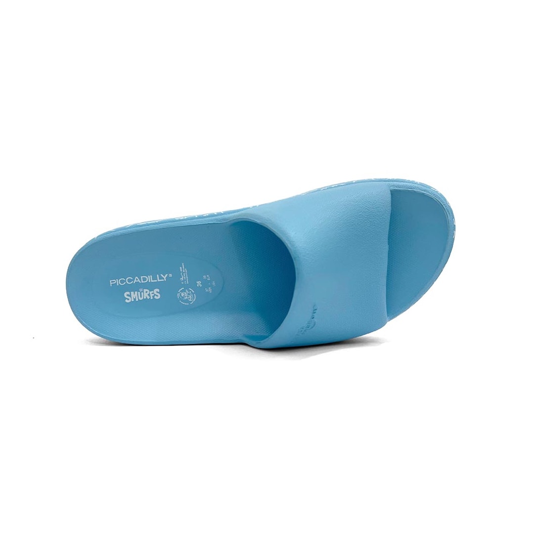 Tamanco Piccadilly Marshmallow Smurfs C221001 Azul Smurf