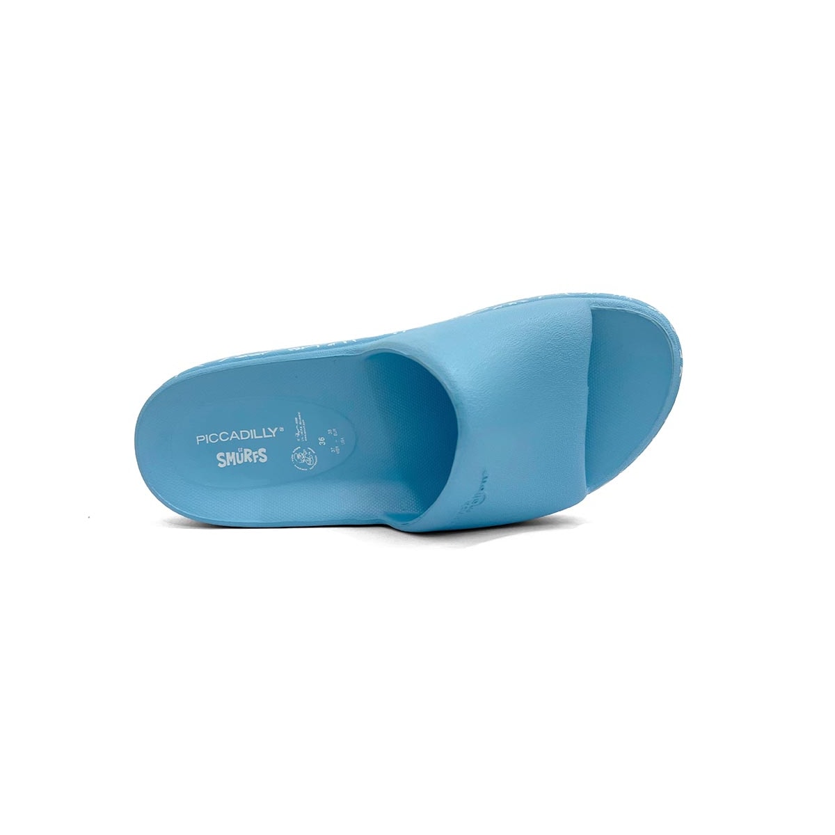 Tamanco Piccadilly Marshmallow Smurfs C221001 Azul Smurf