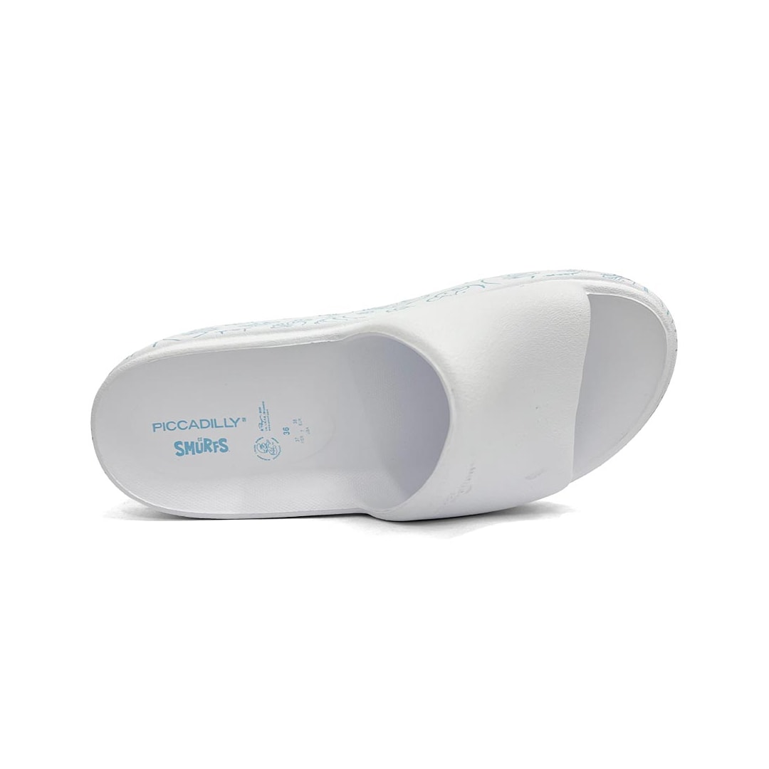 Tamanco Piccadilly Marshmallow Smurfs C221001 Branco