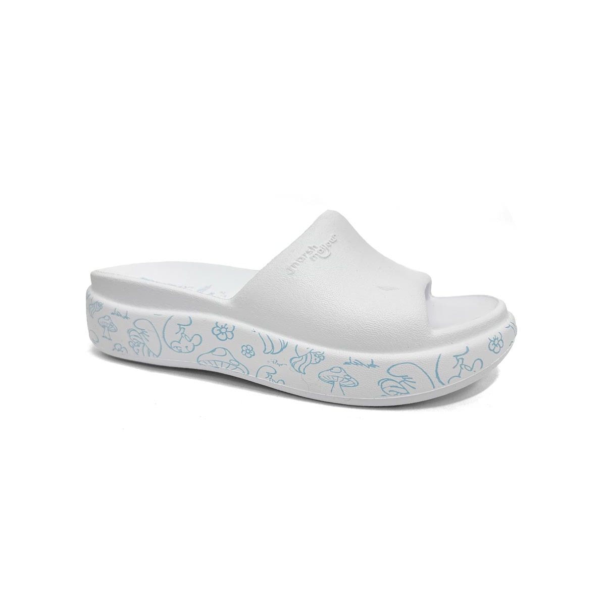 Tamanco Piccadilly Marshmallow Smurfs C221001 Branco Tamanco Piccadilly Marshmallow Smurfs C221001 Branco