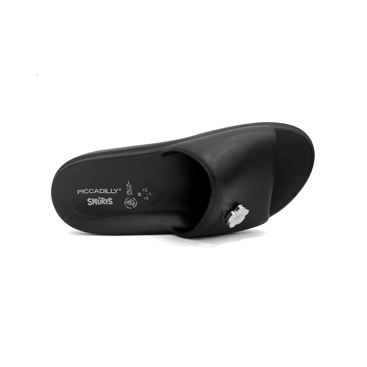 Tamanco Piccadilly Marshmallow Smurfs C221002 Preto Tamanco Piccadilly Marshmallow Smurfs C221002 Preto