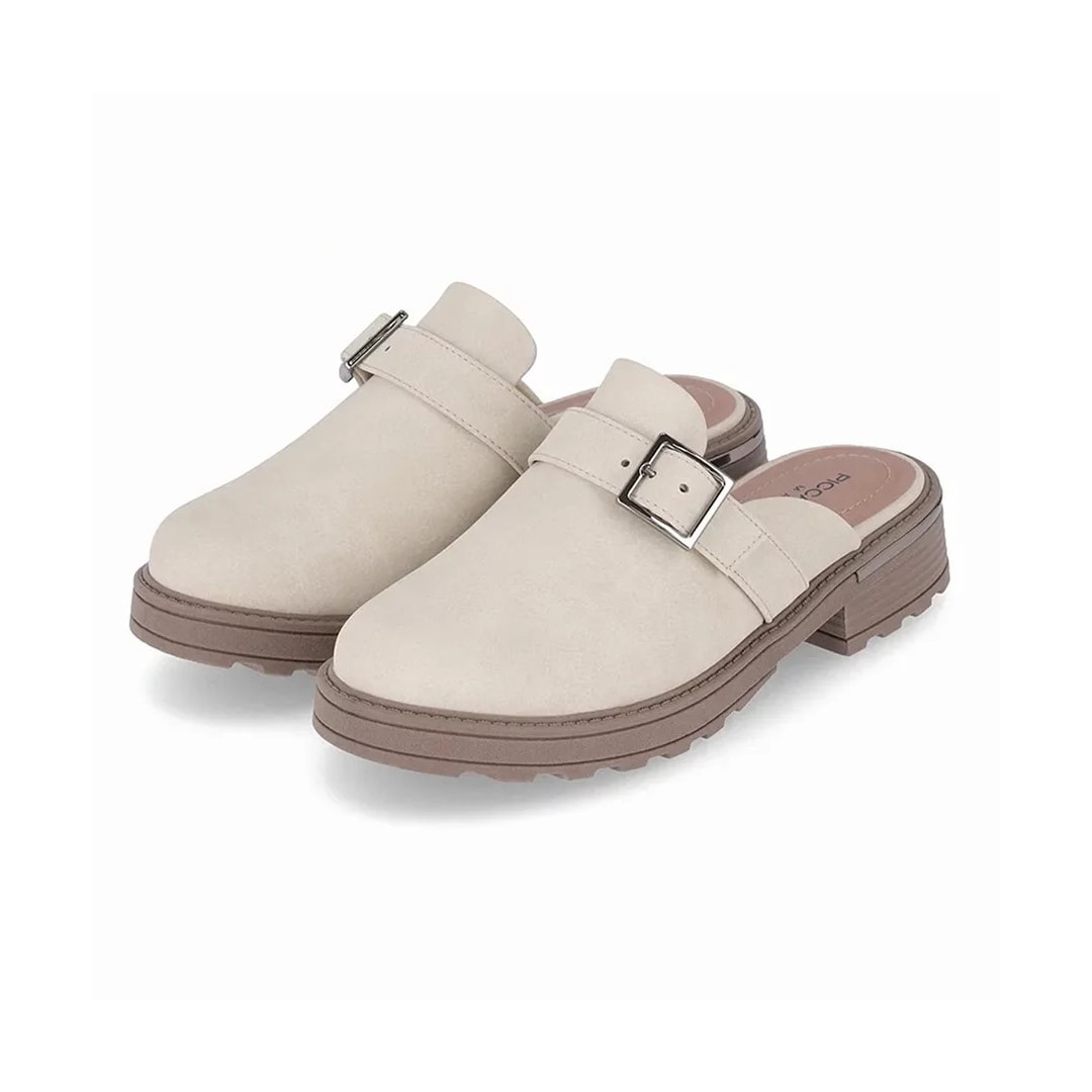 Tamanco Piccadilly Mule 735028 Taupe Tamanco Piccadilly Mule 735028 Taupe