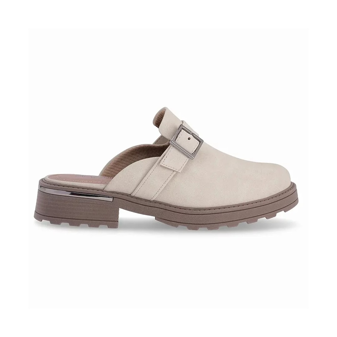 Tamanco Piccadilly Mule 735028 Taupe Tamanco Piccadilly Mule 735028 Taupe