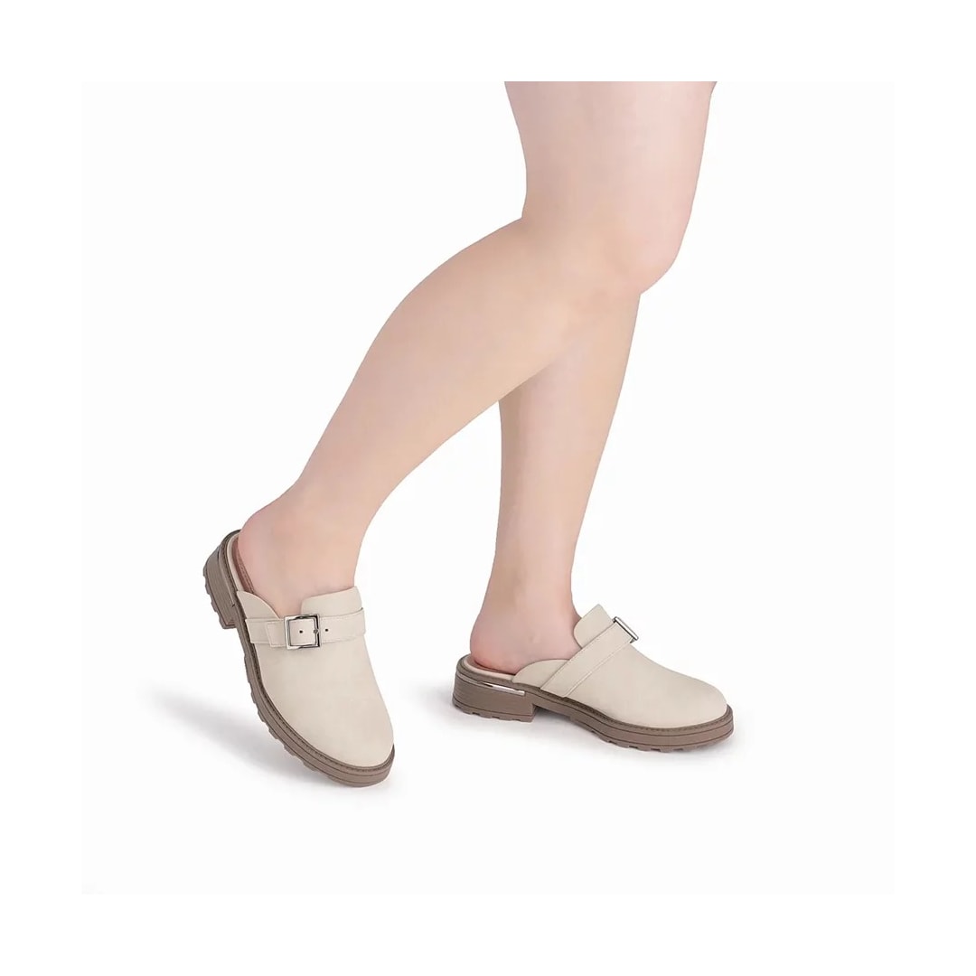 Tamanco Piccadilly Mule 735028 Taupe