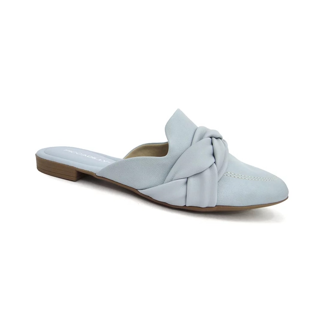 Tamanco Piccadilly Mule Conforto 104014 Azul Tamanco Piccadilly Mule Conforto 104014 Azul