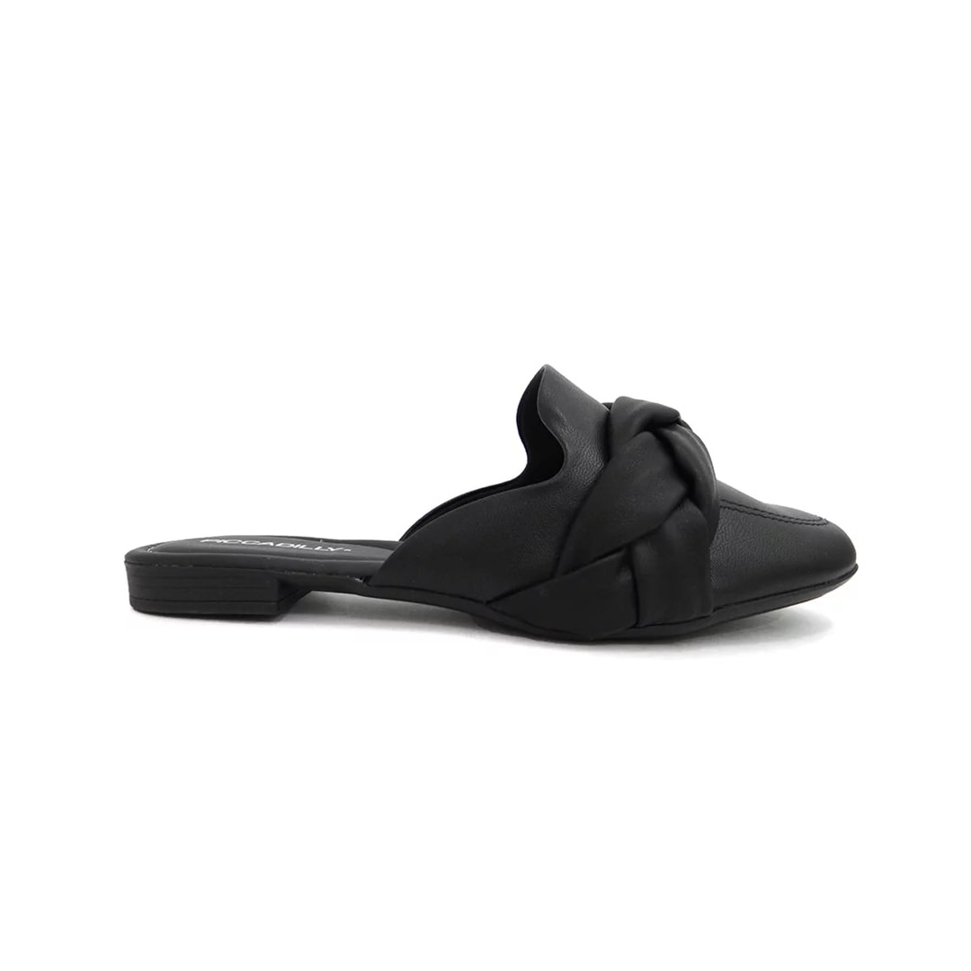 Tamanco Piccadilly Mule Conforto 104014 Preto Tamanco Piccadilly Mule Conforto 104014 Preto