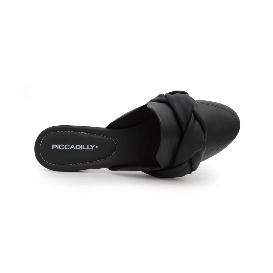 Tamanco Piccadilly Mule Conforto 104014 Preto Tamanco Piccadilly Mule Conforto 104014 Preto
