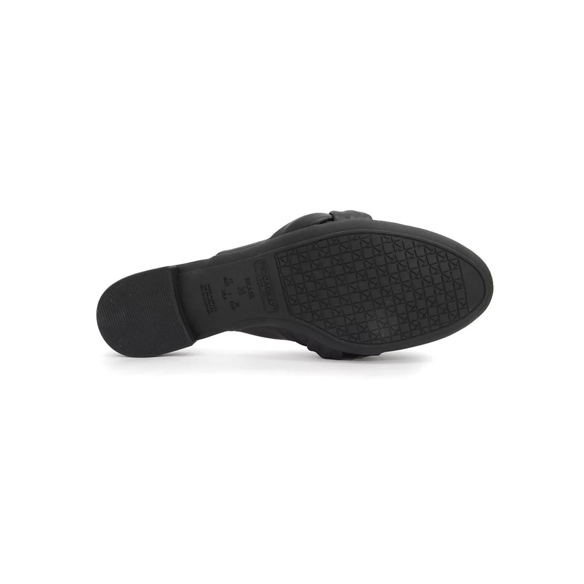 Tamanco Piccadilly Mule Conforto 104014 Preto