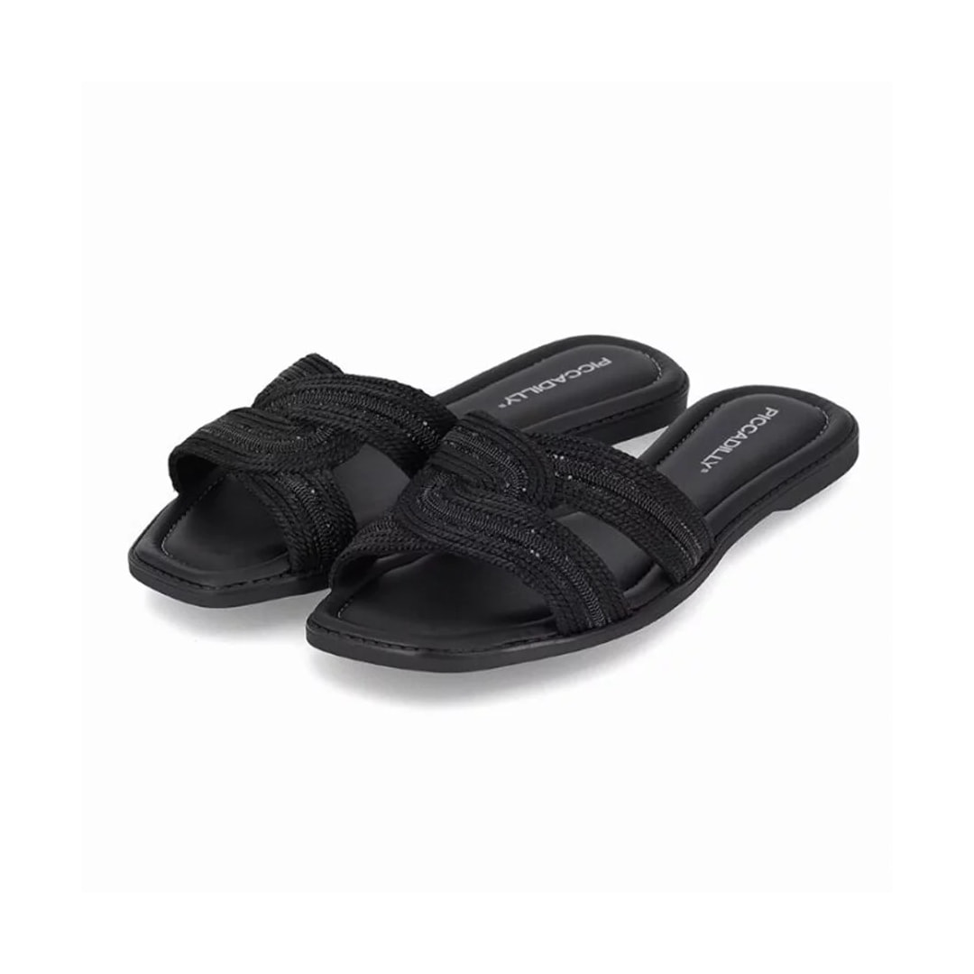 Tamanco Piccadilly Rasteira 508047 Preto