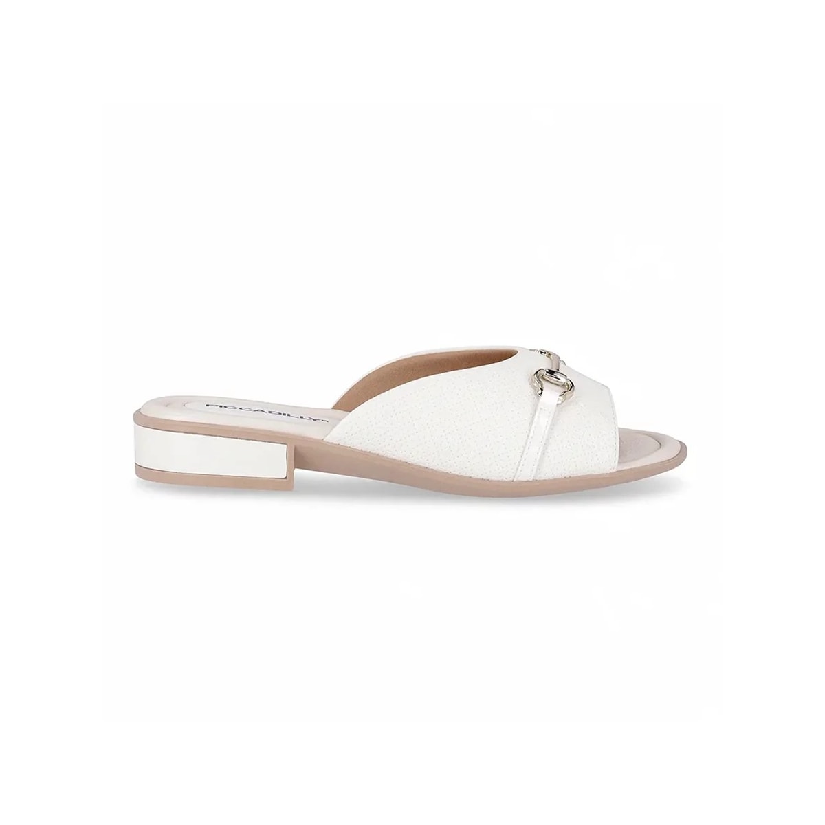 Tamanco Piccadilly Rasteira 590029 Branco Tamanco Piccadilly Rasteira 590029 Branco