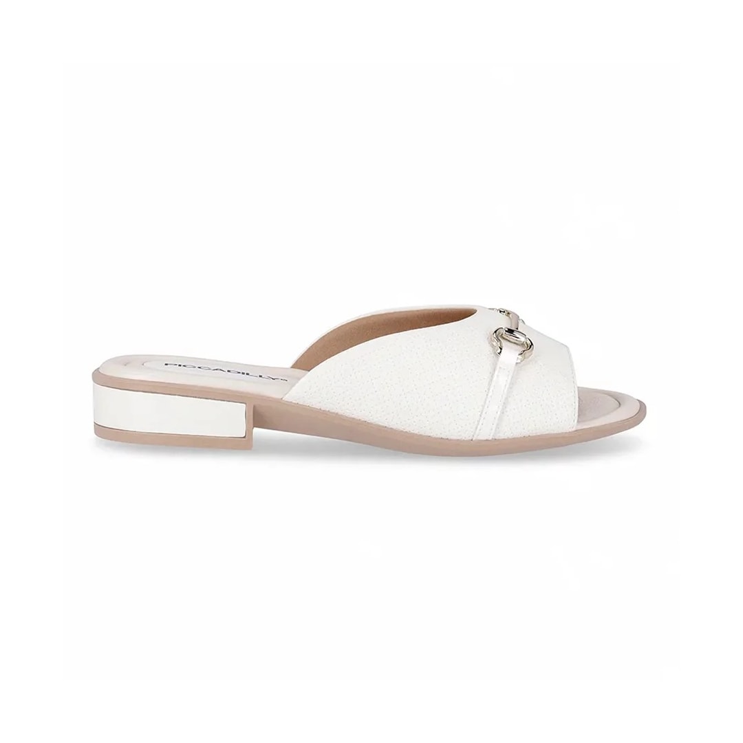 Tamanco Piccadilly Rasteira 590029 Branco