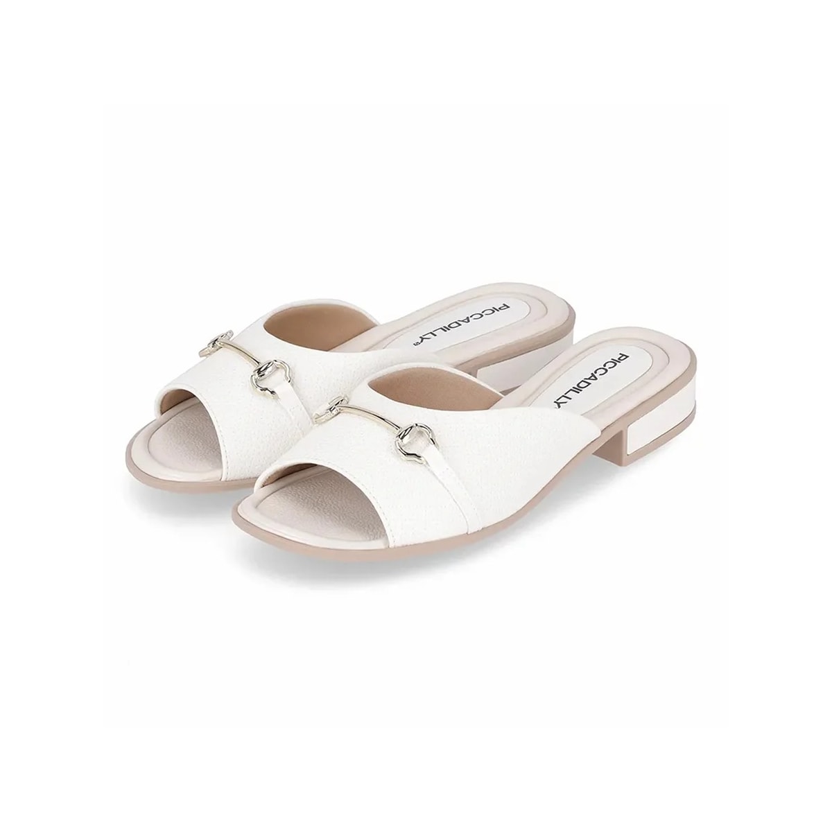 Tamanco Piccadilly Rasteira 590029 Branco Tamanco Piccadilly Rasteira 590029 Branco