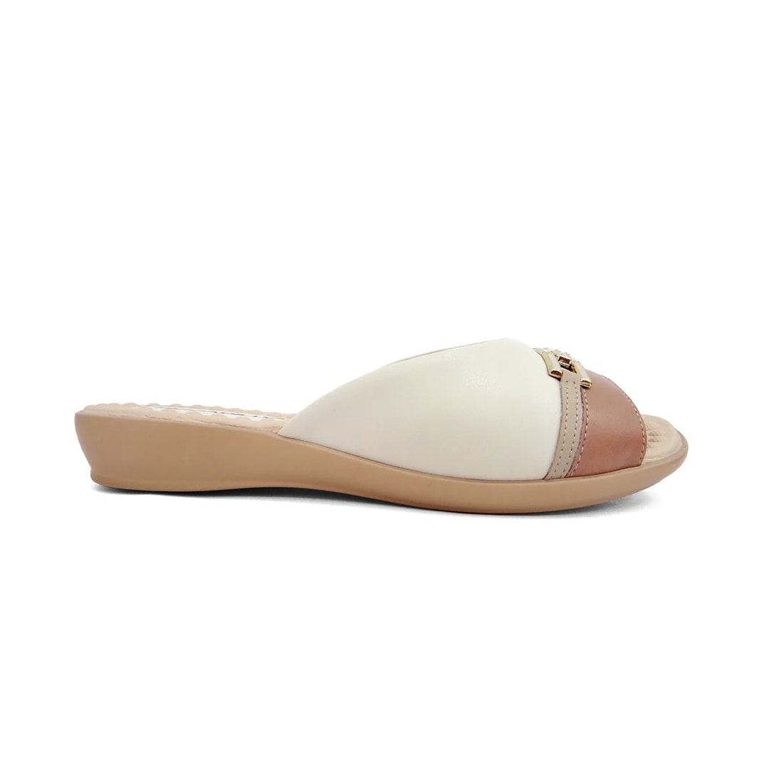Tamanco Piccadilly Rasteira Conforto 500348 Off White