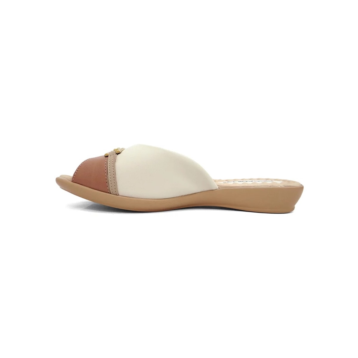 Tamanco Piccadilly Rasteira Conforto 500348 Off White