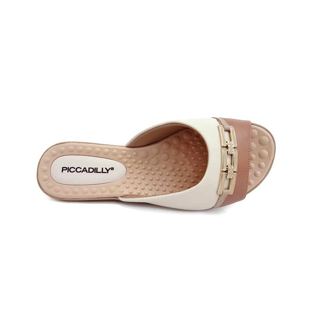 Tamanco Piccadilly Rasteira Conforto 500348 Off White Tamanco Piccadilly Rasteira Conforto 500348 Off White