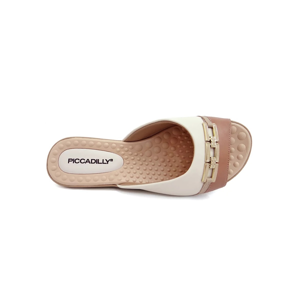 Tamanco Piccadilly Rasteira Conforto 500348 Off White Tamanco Piccadilly Rasteira Conforto 500348 Off White