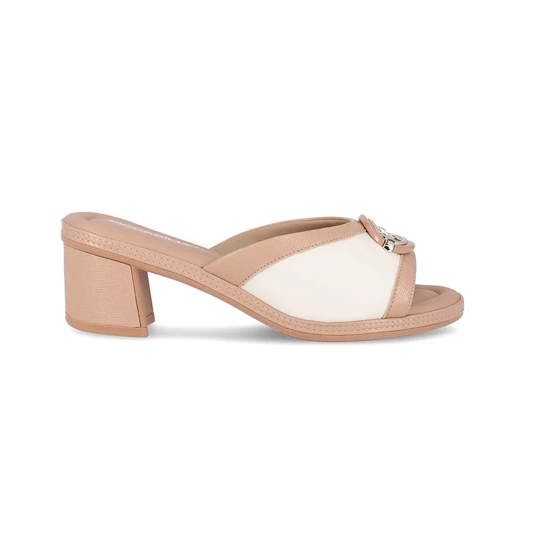 Tamanco Piccadilly Salto Bloco 566051 Off White