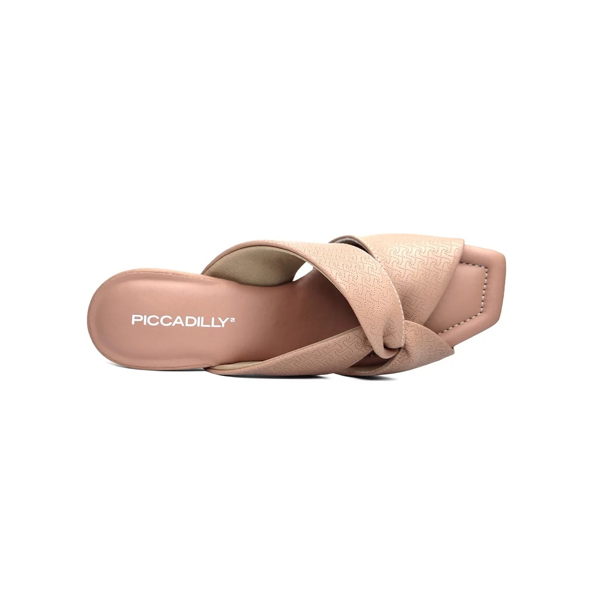 Tamanco Piccadilly Salto Bloco 626030 Amendoa Tamanco Piccadilly Salto Bloco 626030 Amendoa