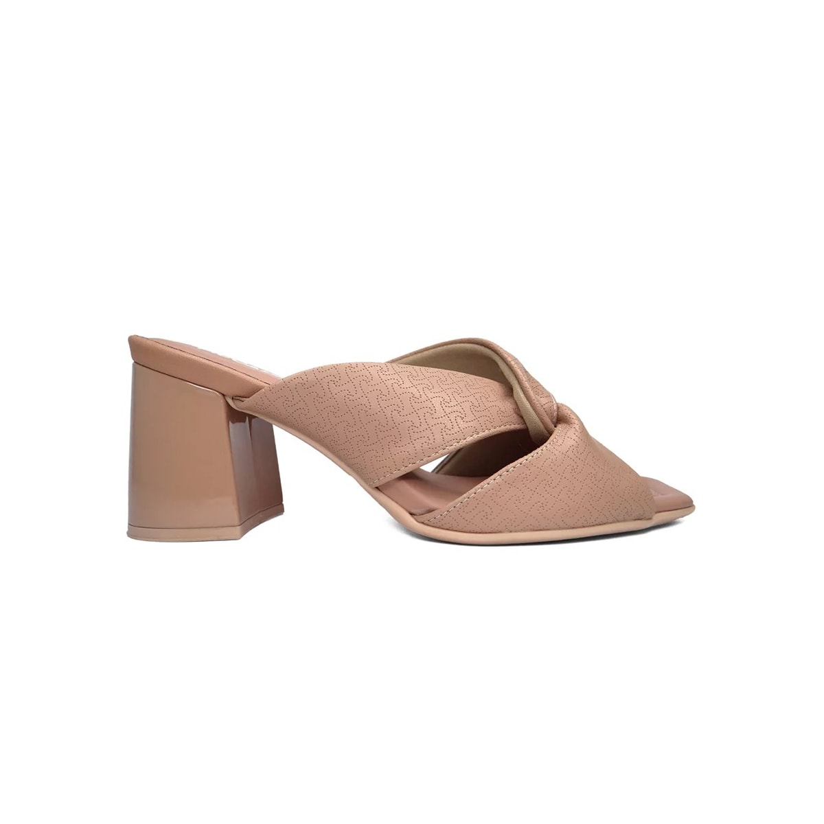 Tamanco Piccadilly Salto Bloco 626030 Amendoa Tamanco Piccadilly Salto Bloco 626030 Amendoa