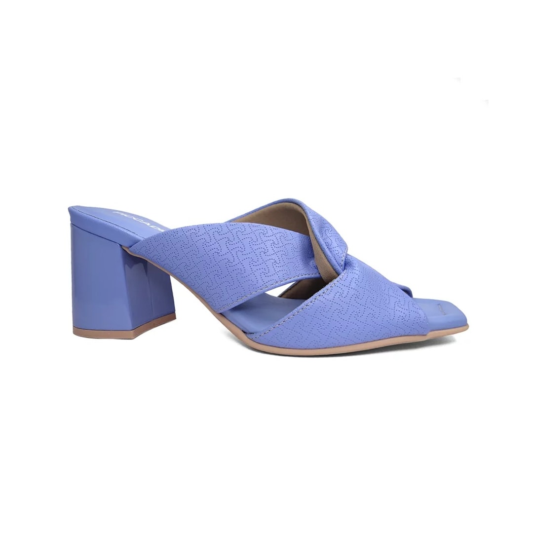 Tamanco Piccadilly Salto Bloco 626030 Hortensia