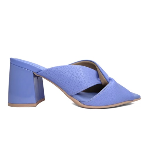 Detalhe - Tamanco Piccadilly Salto Bloco 626030 Hortensia