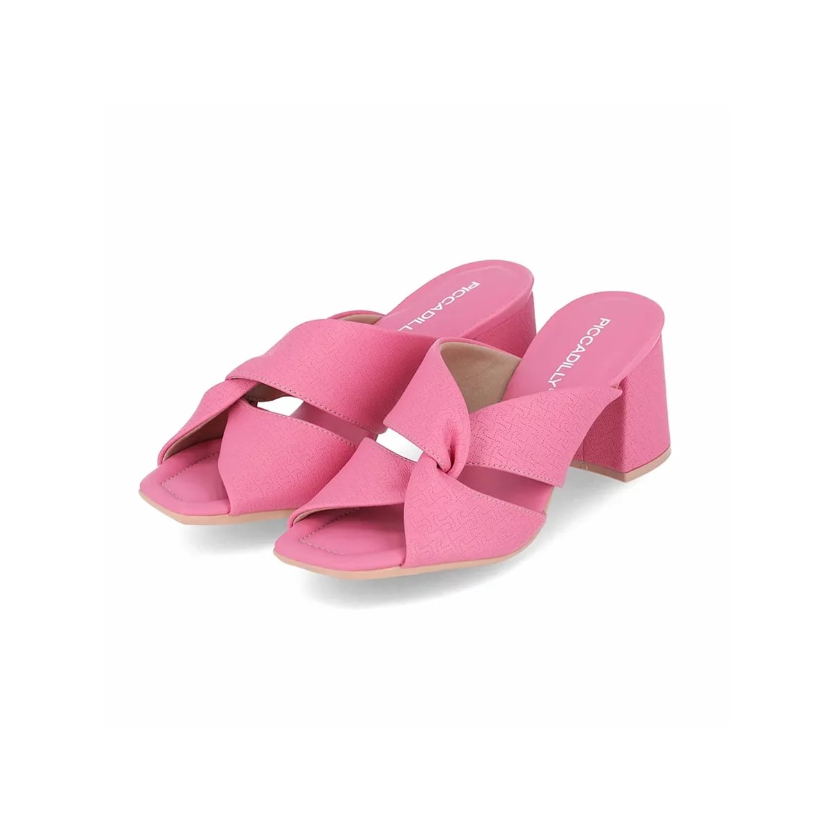 Tamanco Piccadilly Salto Bloco 626030 Rosa Tamanco Piccadilly Salto Bloco 626030 Rosa