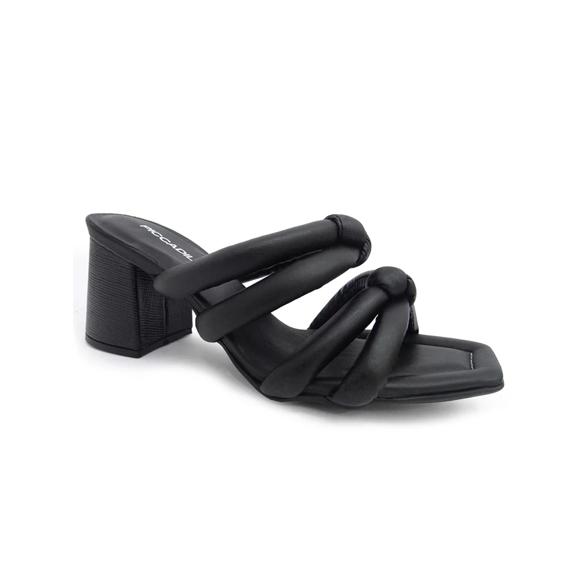 Tamanco Piccadilly Salto Bloco Medio 626022 Preto Tamanco Piccadilly Salto Bloco Medio 626022 Preto