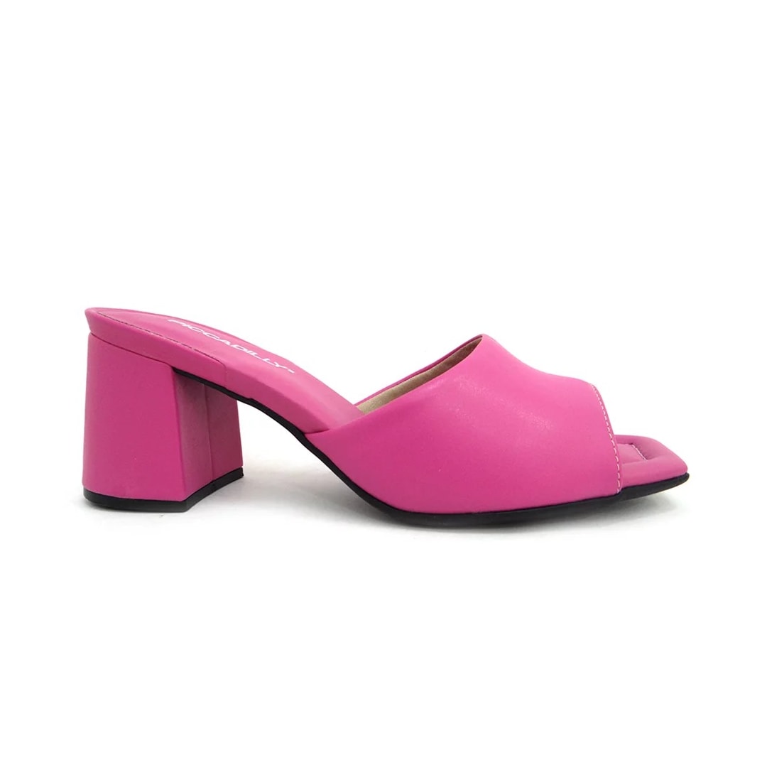 Tamanco Piccadilly Salto Bloco Medio 626025 Rosa Tamanco Piccadilly Salto Bloco Medio 626025 Rosa